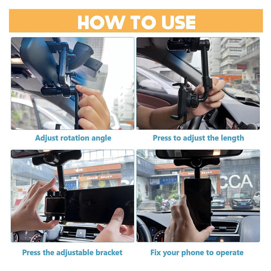 Soporte Holder Retrovisor Carro 360💥