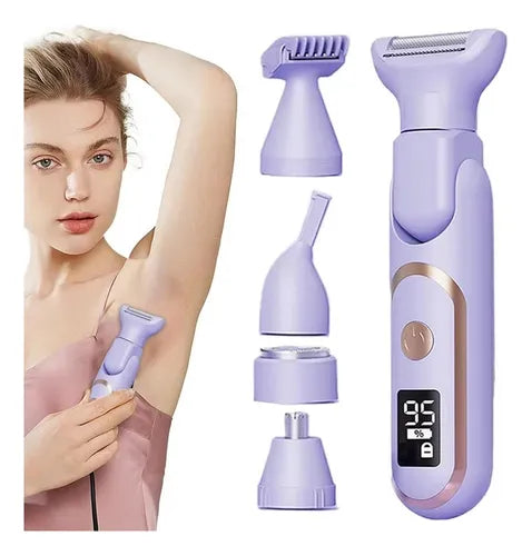 Aparador de pelo eléctrico 5 en 1 para mujeres, depilación.