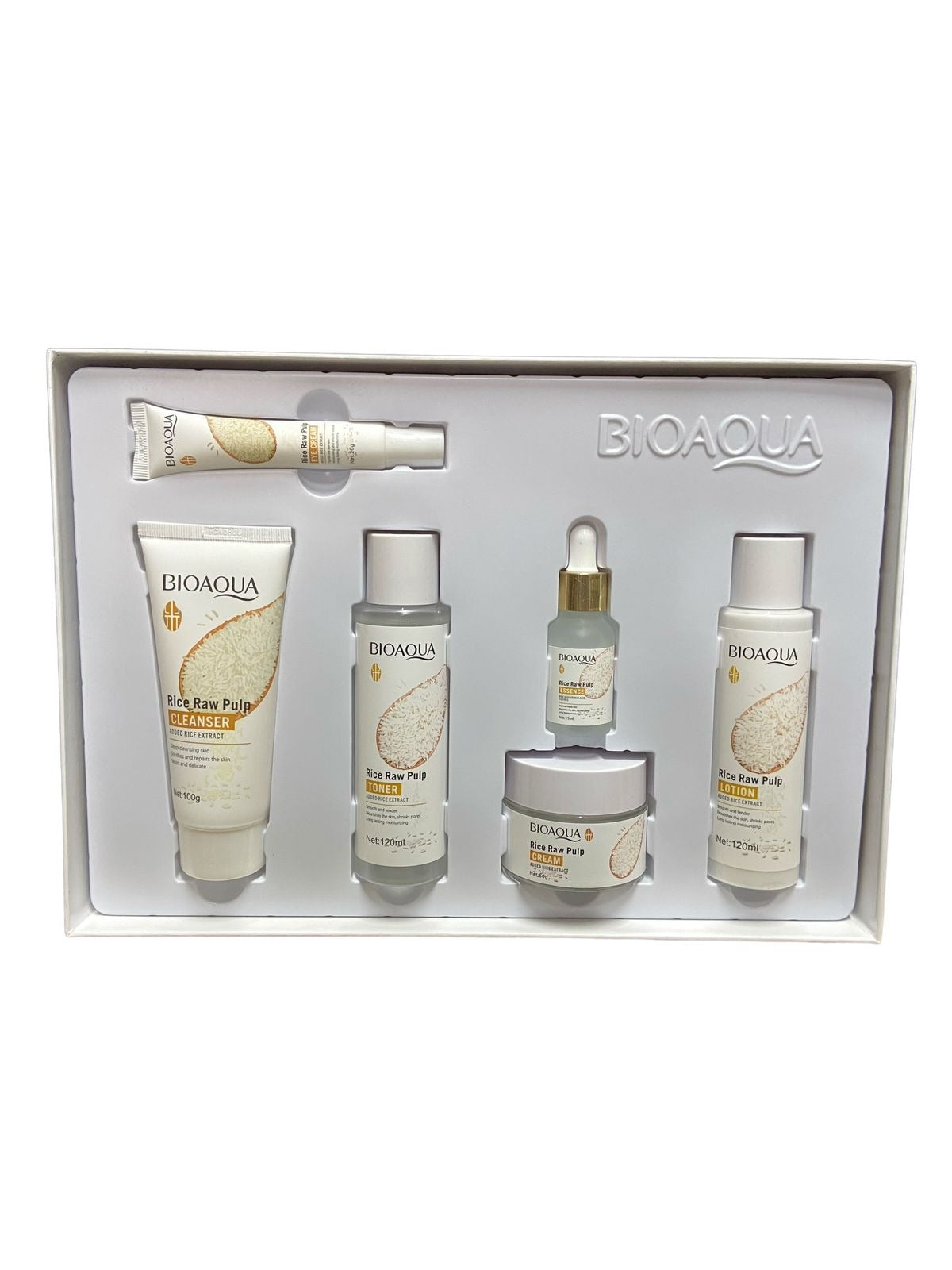 Kit Bioaqua De Arroz Aclarante💥