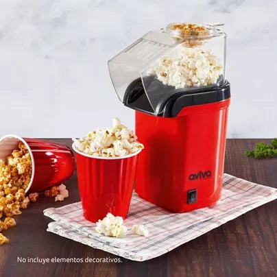 Popcorn maker eléctrico sin aceite con aire caliente.💥