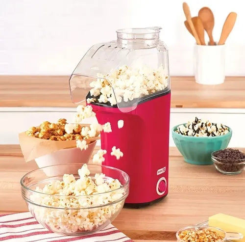 Popcorn maker eléctrico sin aceite con aire caliente.💥